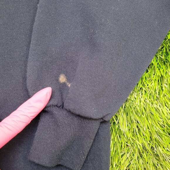 Vintage 80s No-Problem Sweatshirt Women Large 22x24 Baggy USA - Picture 3 of 15